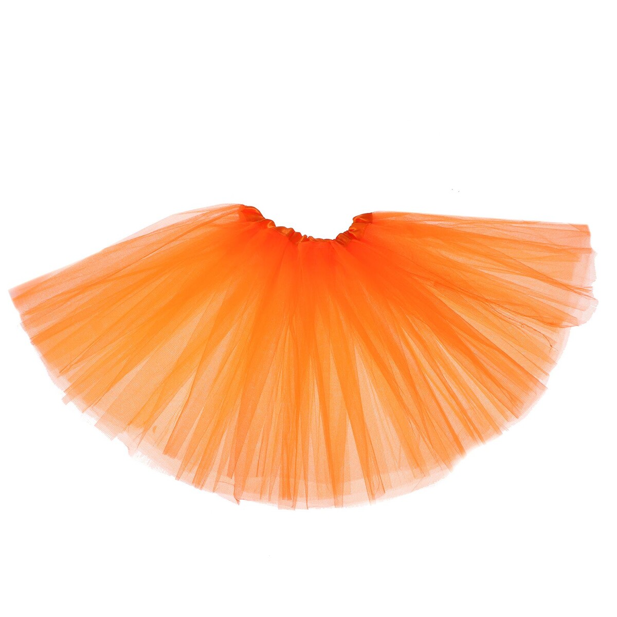 Карнавальная юбка трехслойная 4-6 лет, цвет оранжевый Страна Карнавалия 04181713 - фото 1