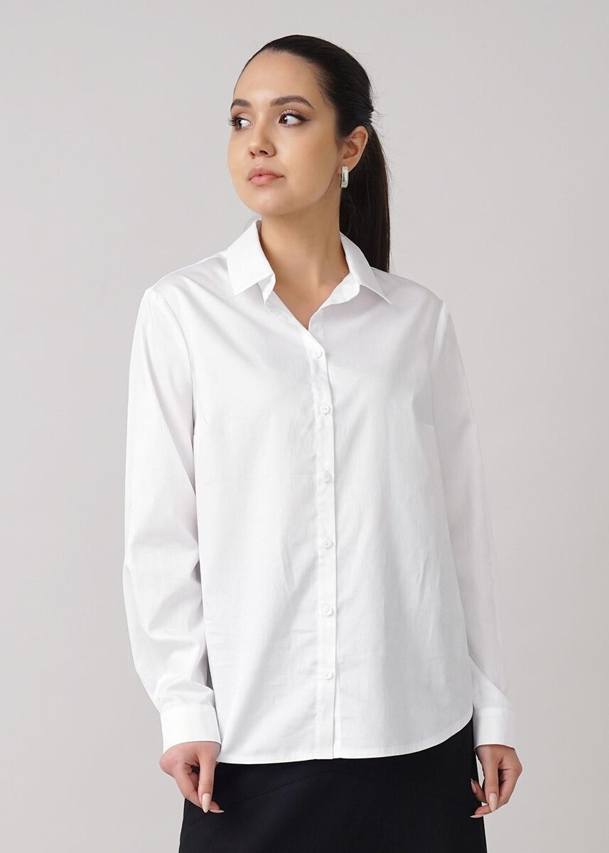 Блузка рубашка CLEVER, размер 46, цвет белый 04198047 - фото 3
