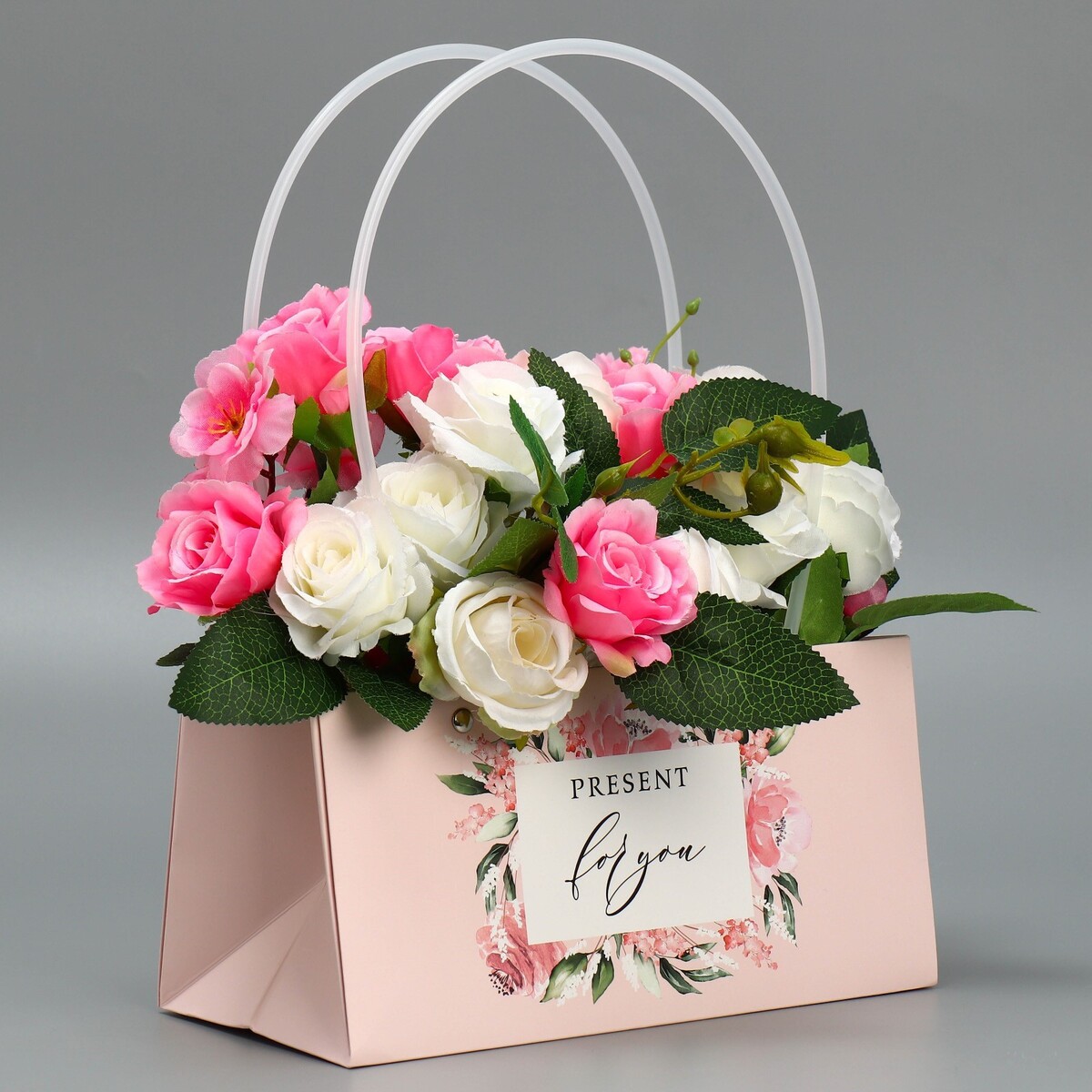 Пакет для цветов for you dear , 24 х 12 х 12 см dear mr m