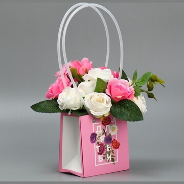 Пакет для цветов flower, 11.5 х 12 х 8 с
