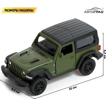 Машина металлическая jeep wrangler, 1:32