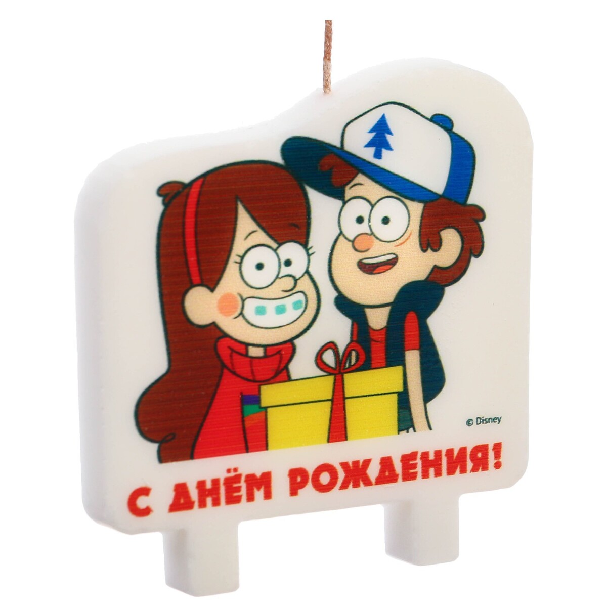 

Свеча в торт, Белый