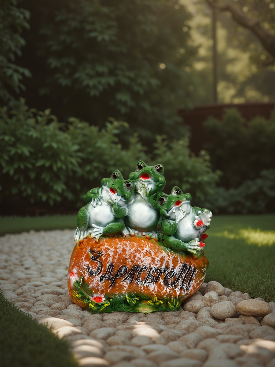 

Садовая фигура из полистоуна, Зеленый;коричневый