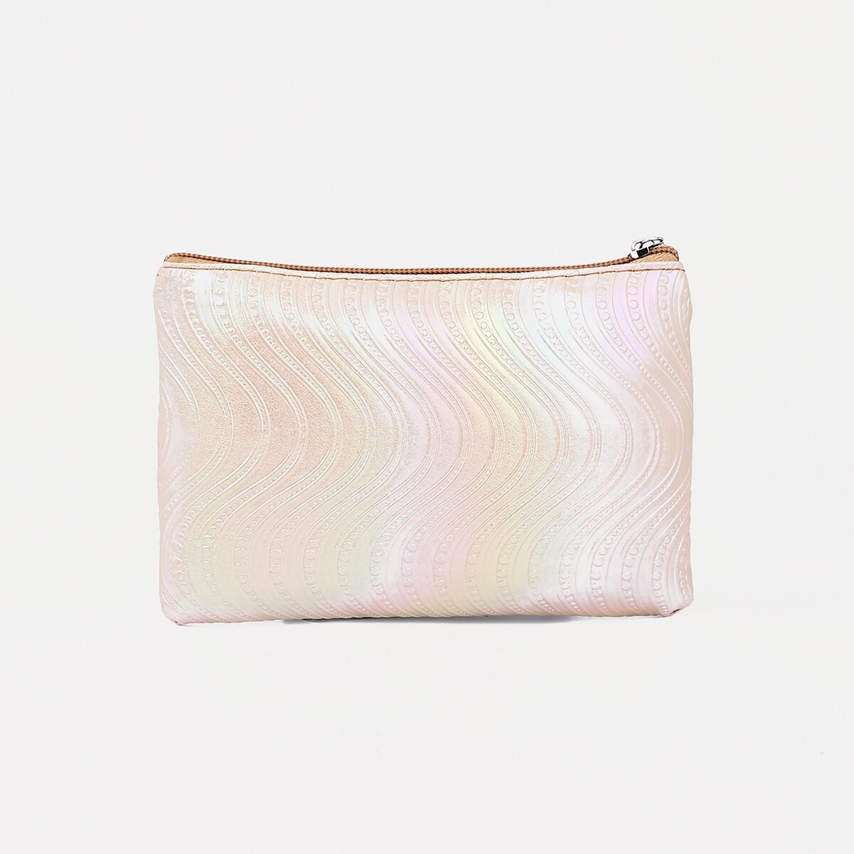 фото Набор косметичек 2 в 1 на молниях, цвет золотой no brand