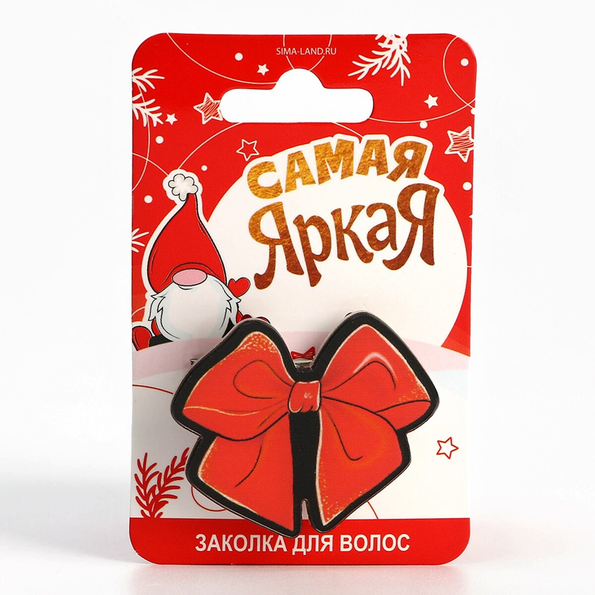 

Заколка для волос, Красный