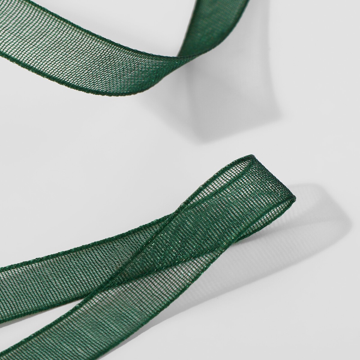 Лента капроновая, 6 мм × 30 ± 1 м, цвет темно-зеленый