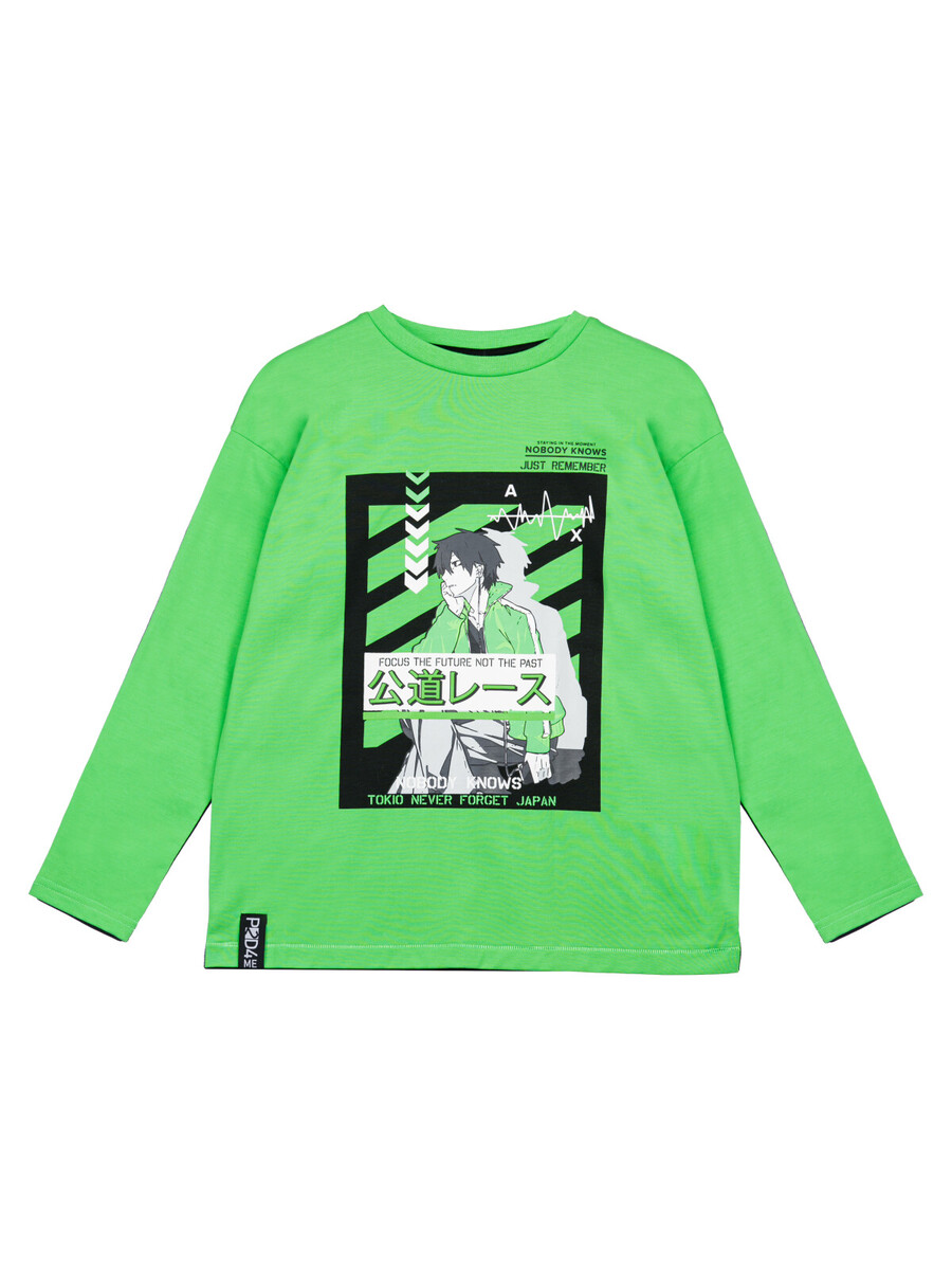 

Фуфайка трикотажная, Черный;светло-зеленый