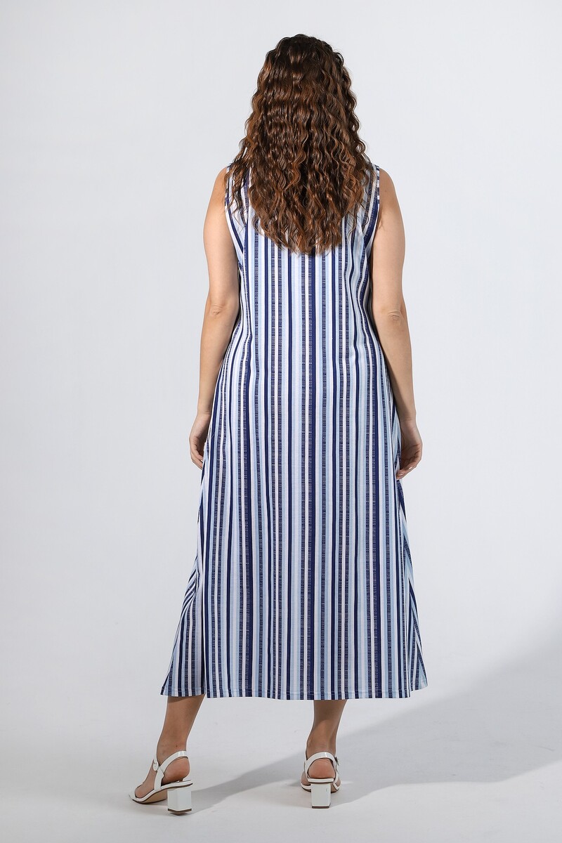 Платье "джая-1" Виотекс, размер 48, цвет синий 04531294 - фото 2