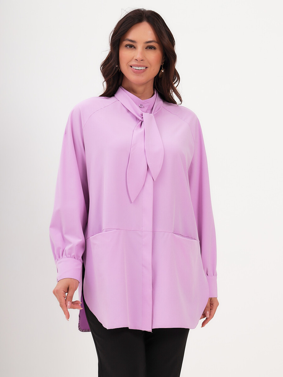 Блузка LA Via Estelar, размер 50, цвет фиолетовый 04745271 - фото 1