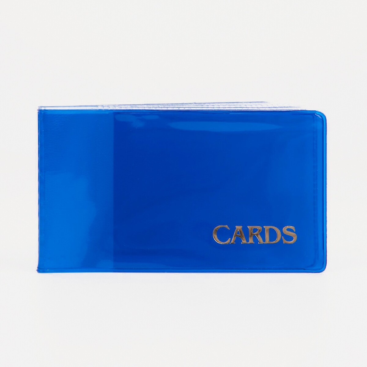 Визитница на 18 карт, цвет синий