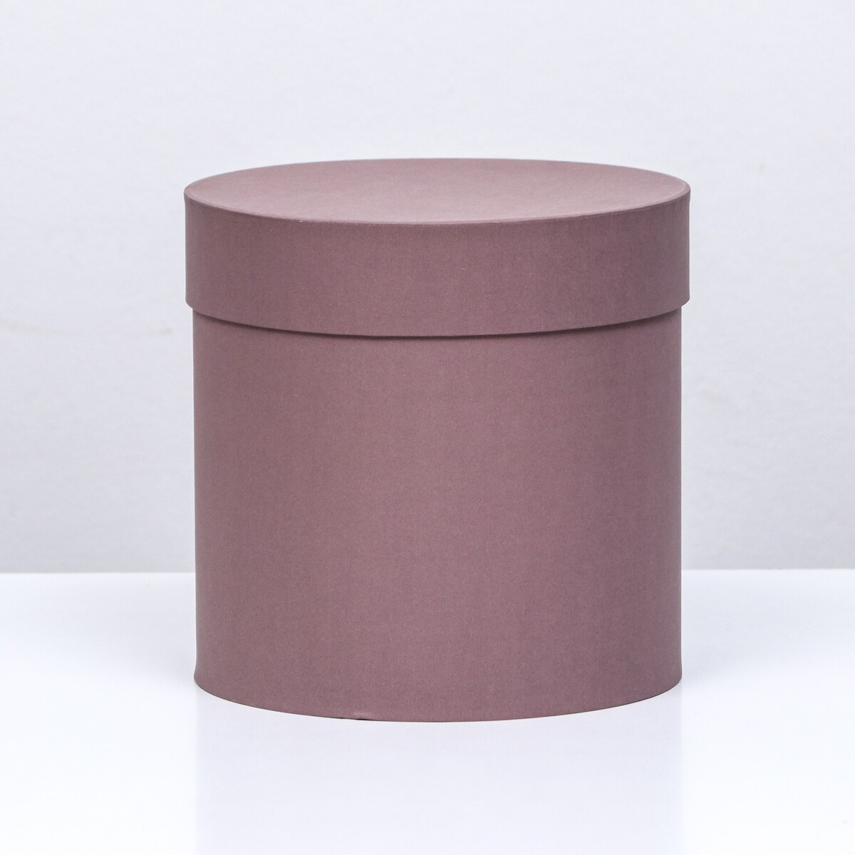 Шляпная коробка кофейная, 18 х 18 см зубочистки из березы magistro 300 шт в индивидуальной упаковке картонная коробка
