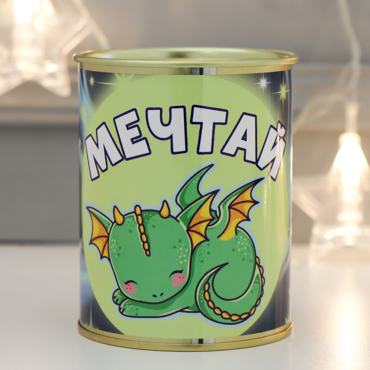 

Копилка-банка металл, Зеленый;микс