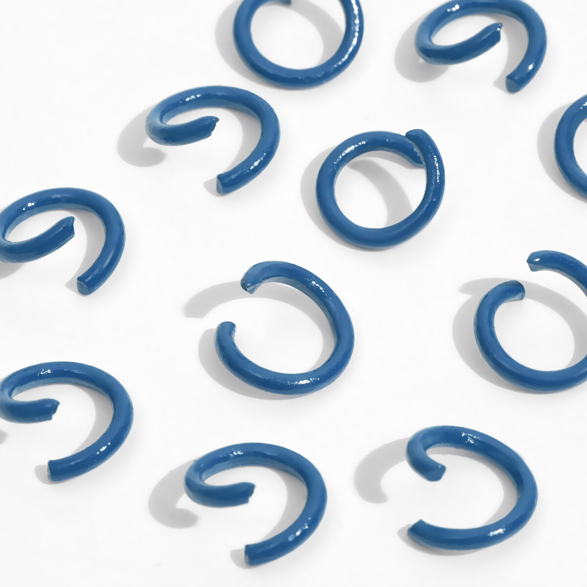 Кольцо соединительное, разъемное d=5 мм, (набор 30 г), цвет синий