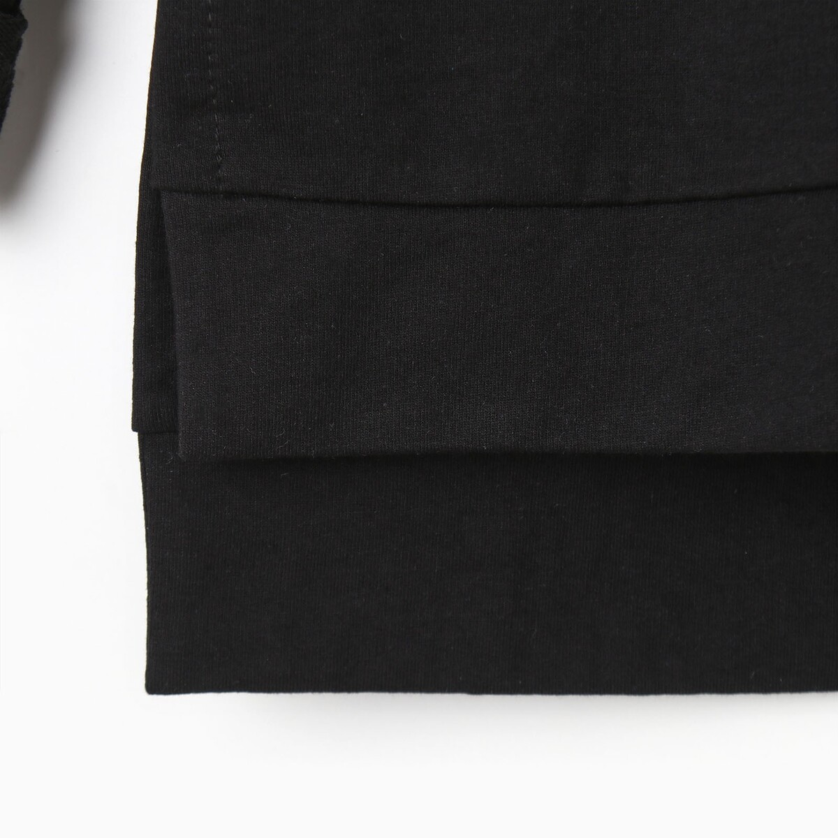 Костюм свитшот брюки MINAKU, размер рост 104 см, цвет черный 04841254 - фото 7