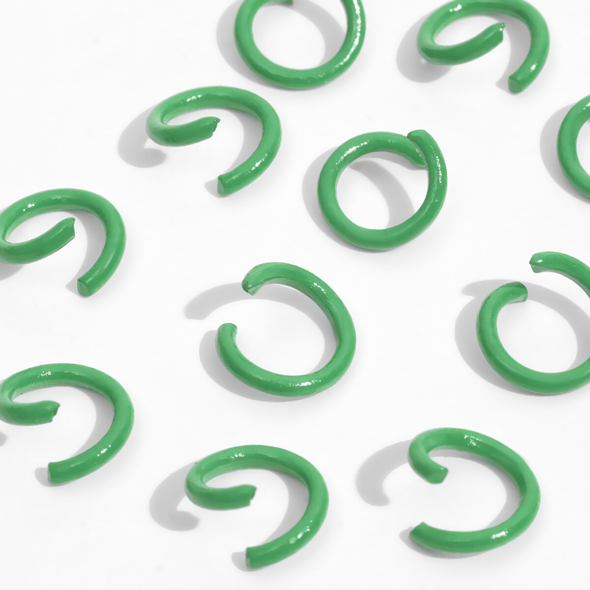 Кольцо соединительное, разъемное d=5 мм, (набор 30 г), цвет светло-зеленый