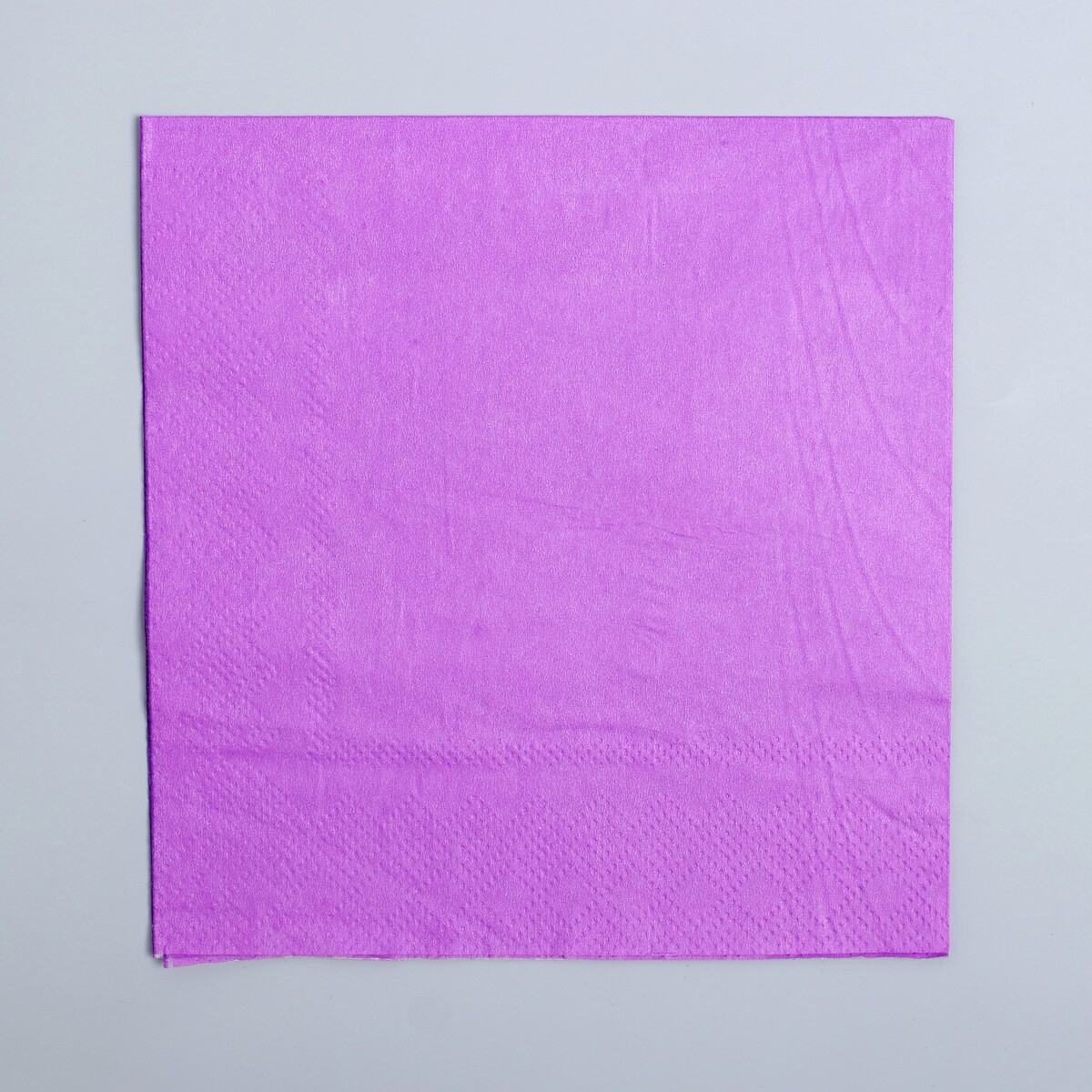 Салфетки бумажные, однотонные, 25х25 см, набор 20 шт., цвет фиолетовый набор форм для выпечки бумажные ghidini 130 шт