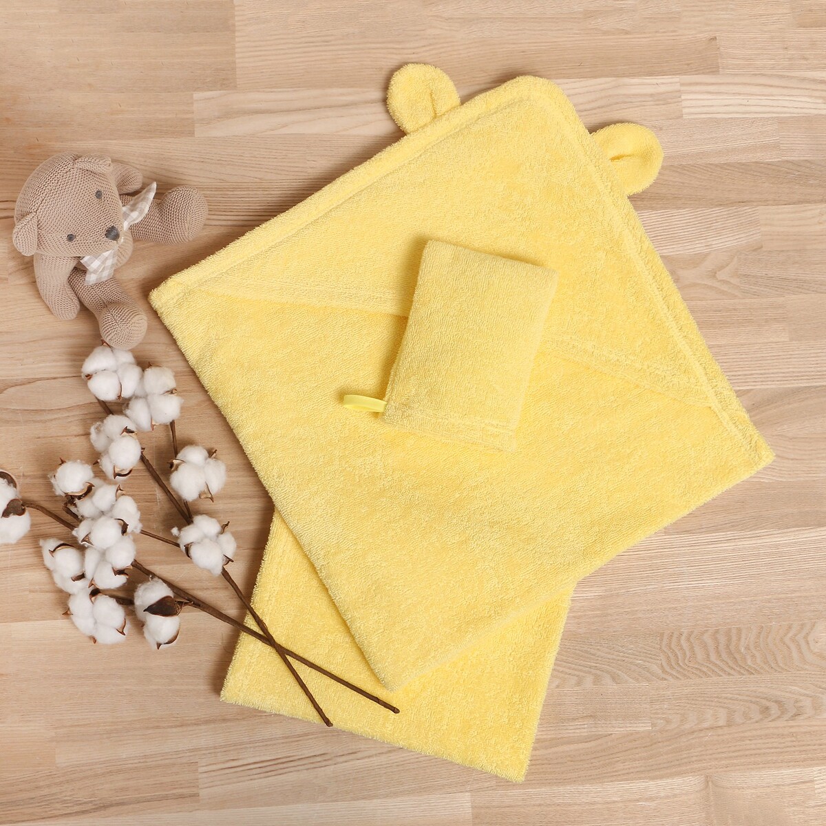 Набор для полотенце уголок рукавица набор для бани 3 предмета шапка коврик рукавица войлок темный ни002