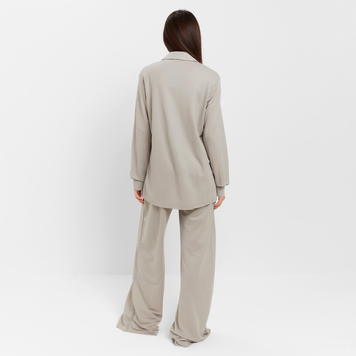 Комплект рубашка брюки топ KAFTAN, размер 42, цвет серый 04874873 - фото 4