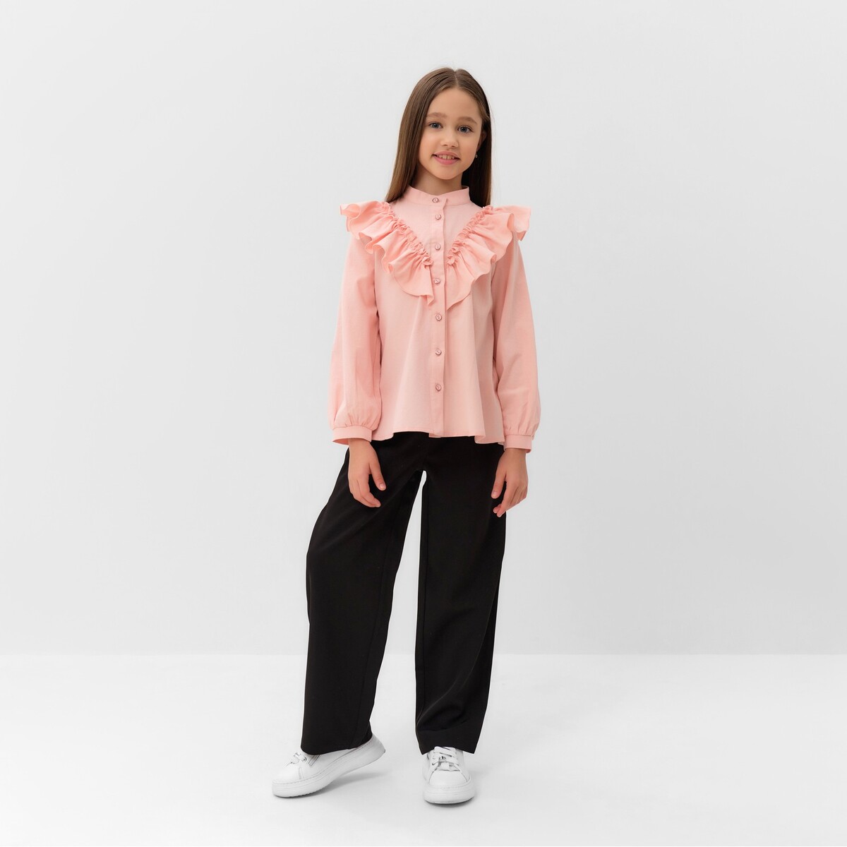 Блузка MINAKU, размер рост 122 см, цвет розовый 04876203 - фото 2