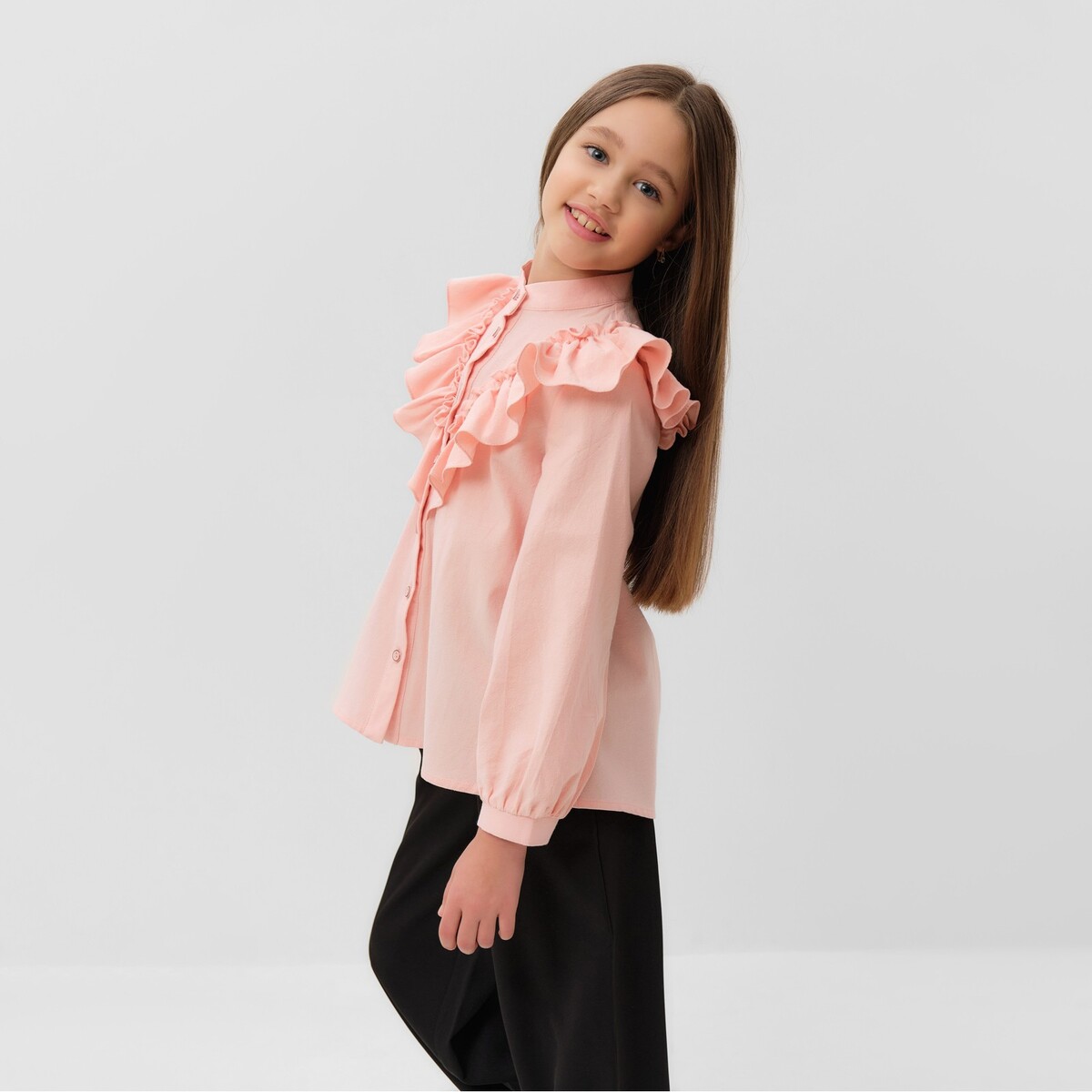 Блузка MINAKU, размер рост 122 см, цвет розовый 04876203 - фото 3