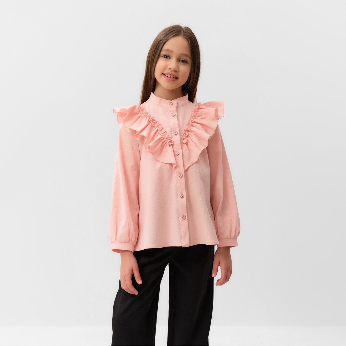 Блузка MINAKU, размер рост 122 см, цвет розовый 04876203 - фото 1