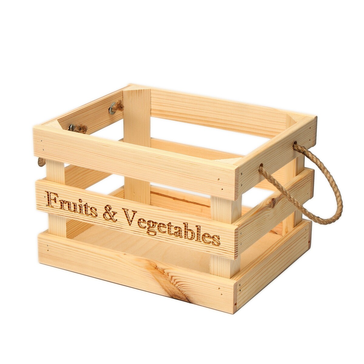 Ящик для овощей и фруктов, 29 × 23 × 19 см, деревянный сушилка для овощей и фруктов ротор сш 002 520 вт 5 ярусов 20 л бело жёлтая