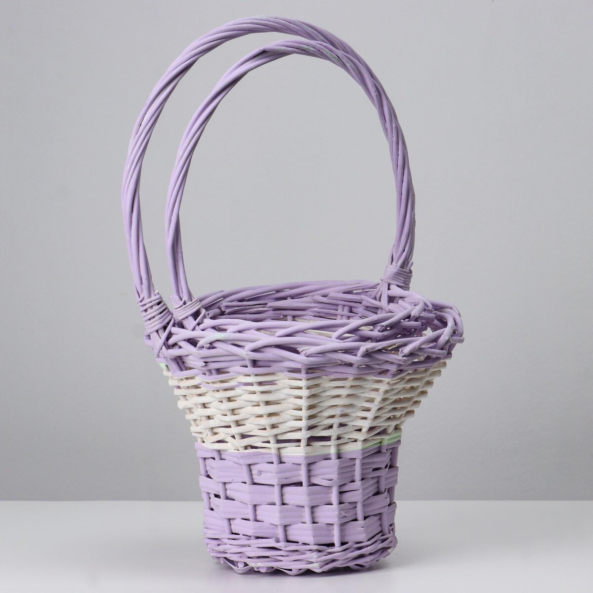 

Набор корзин, 2 шт, 27×19/32 см, 23×16/27 см, ива, Сиреневый