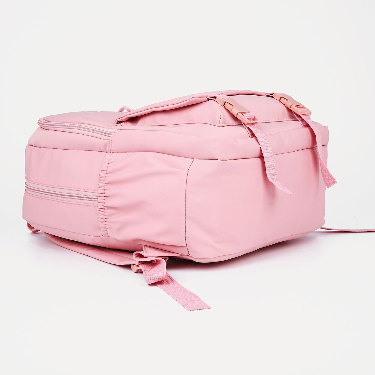 фото Рюкзак на молнии, 3 наружных кармана, цвет розовый no brand