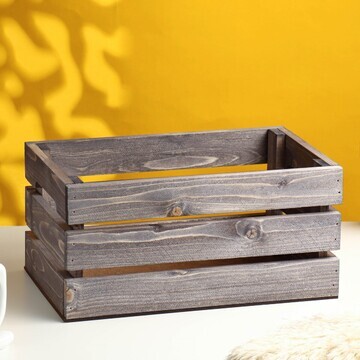 Кашпо - ящик деревянный 30х20х14,5 см со