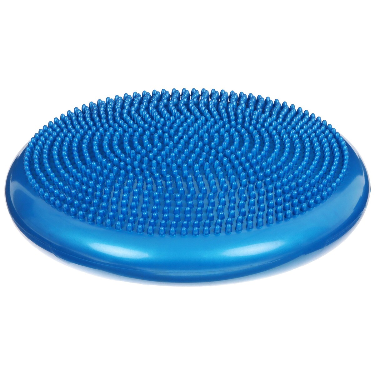 Подушка балансировочная onlytop, массажная, d=35 см, цвет синий cs medica подушка массажная вибрационная беспроводная для шеи vibrapulsar relax