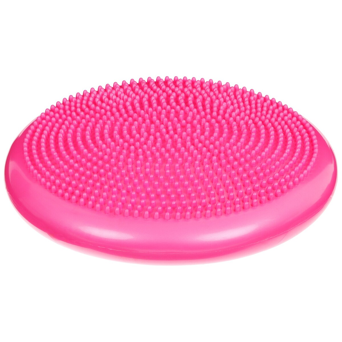 Подушка балансировочная onlytop, массажная, d=35 см, цвет розовый