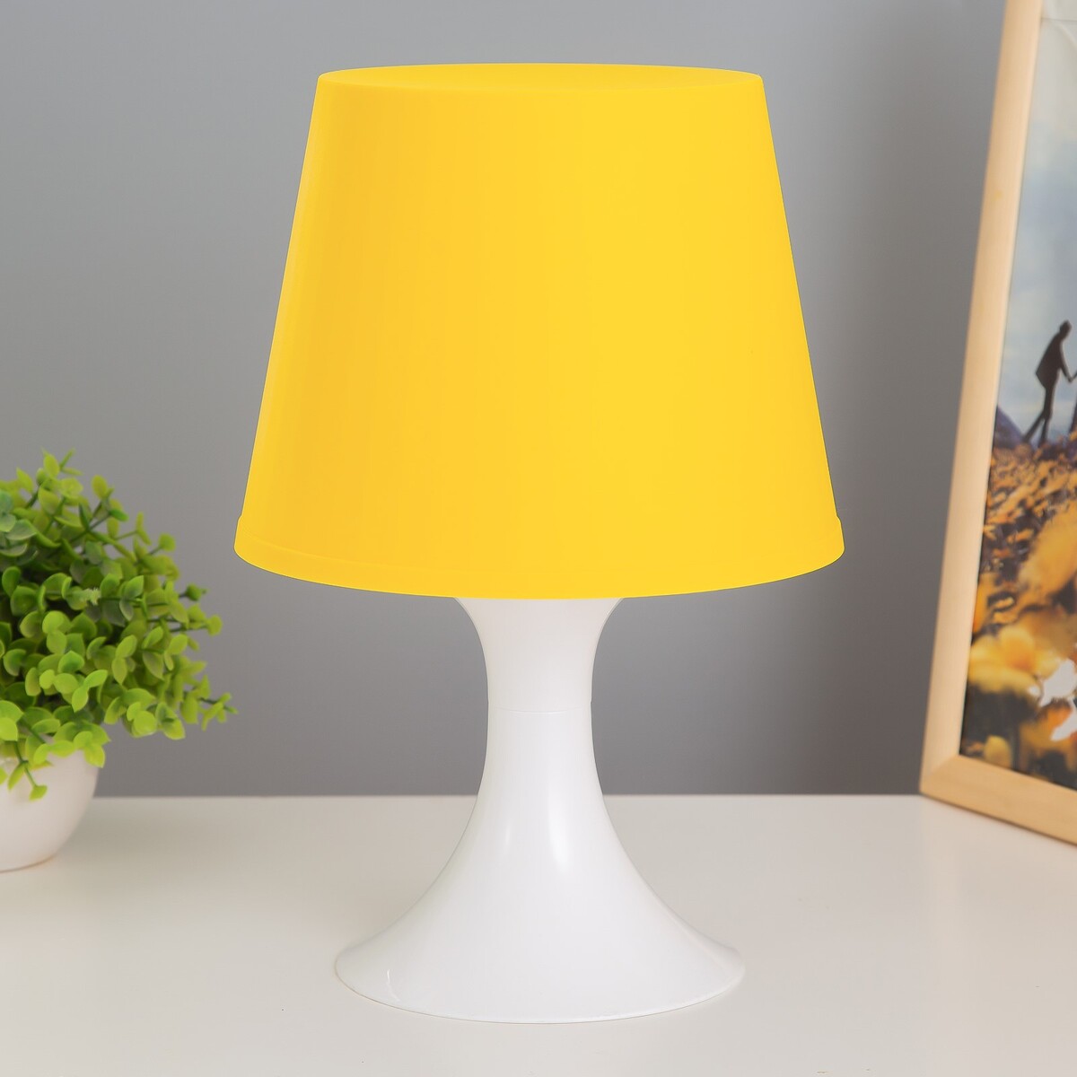 Настольная лампа 1340009 1хe14 15w желтый d=19,5 высота 28см risalux настольная лампа мишки e14 15вт бело желтый 10х15х19 5 см