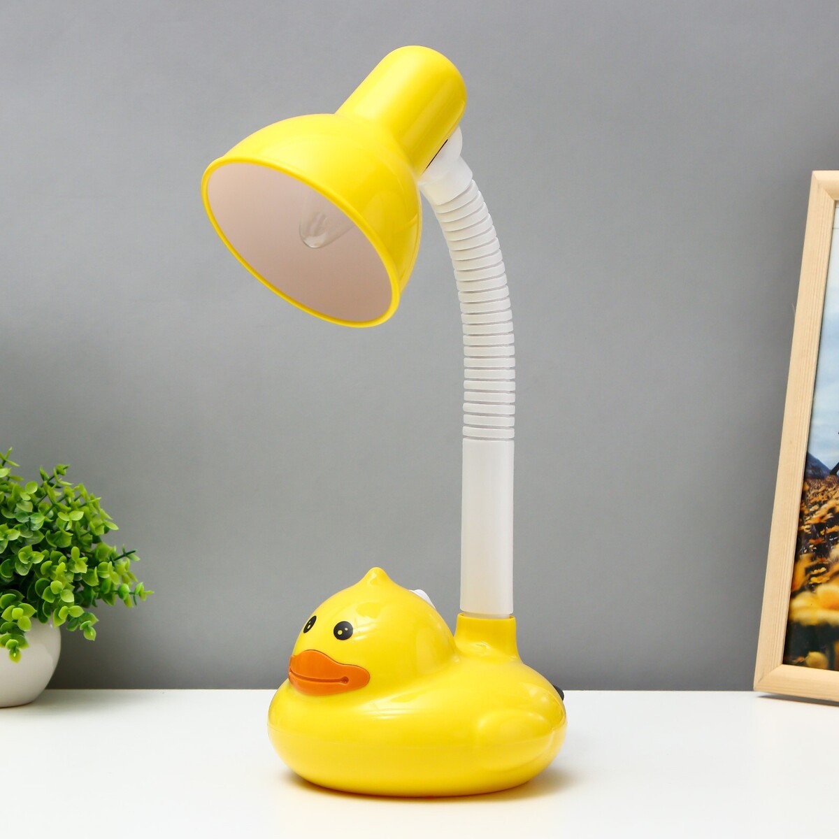 Настольная лампа ночник детский перезаряжаемая силиконовая лампа