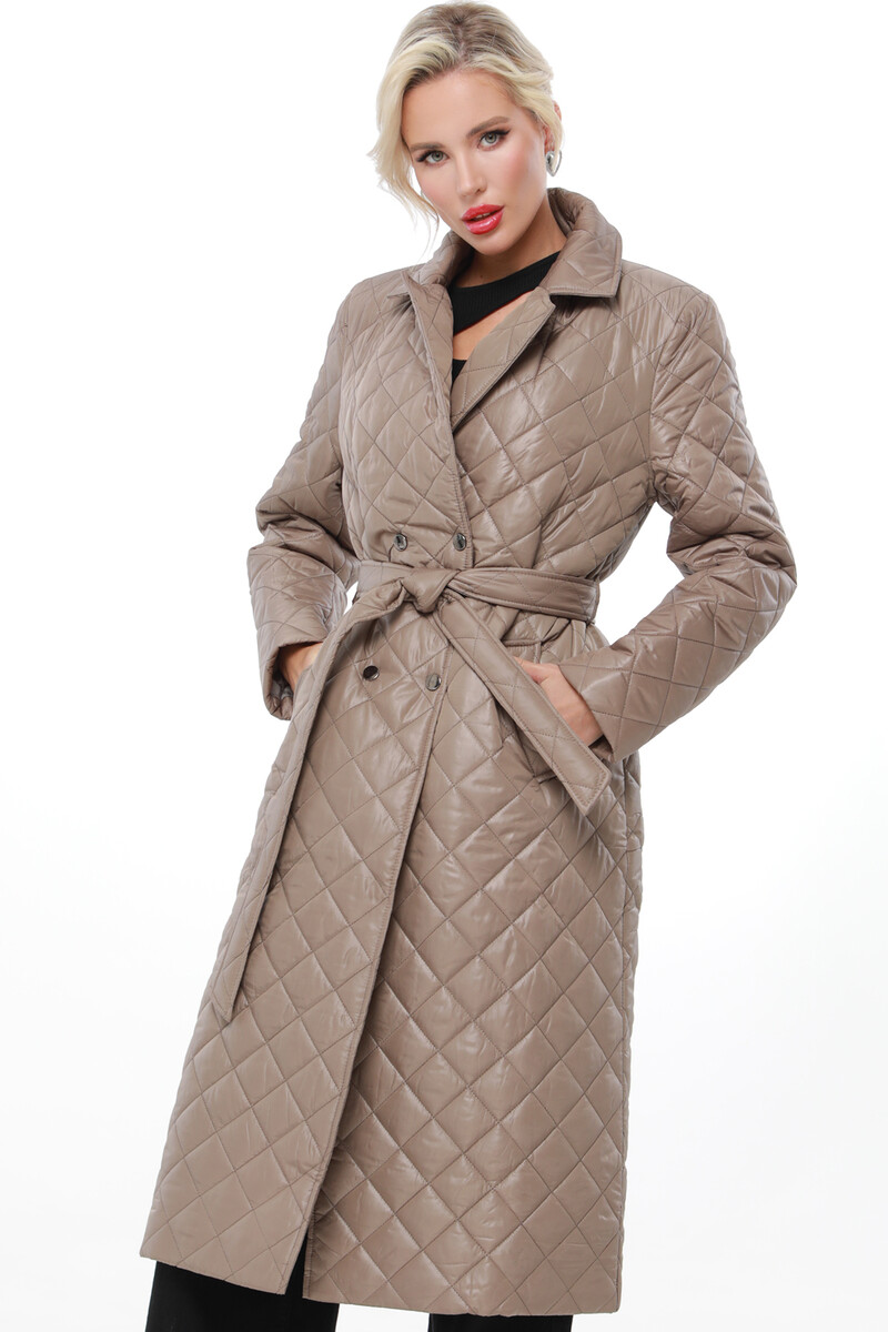 Пальто DSTrend, размер 44, цвет коричневый 04912410 двубортные - фото 1
