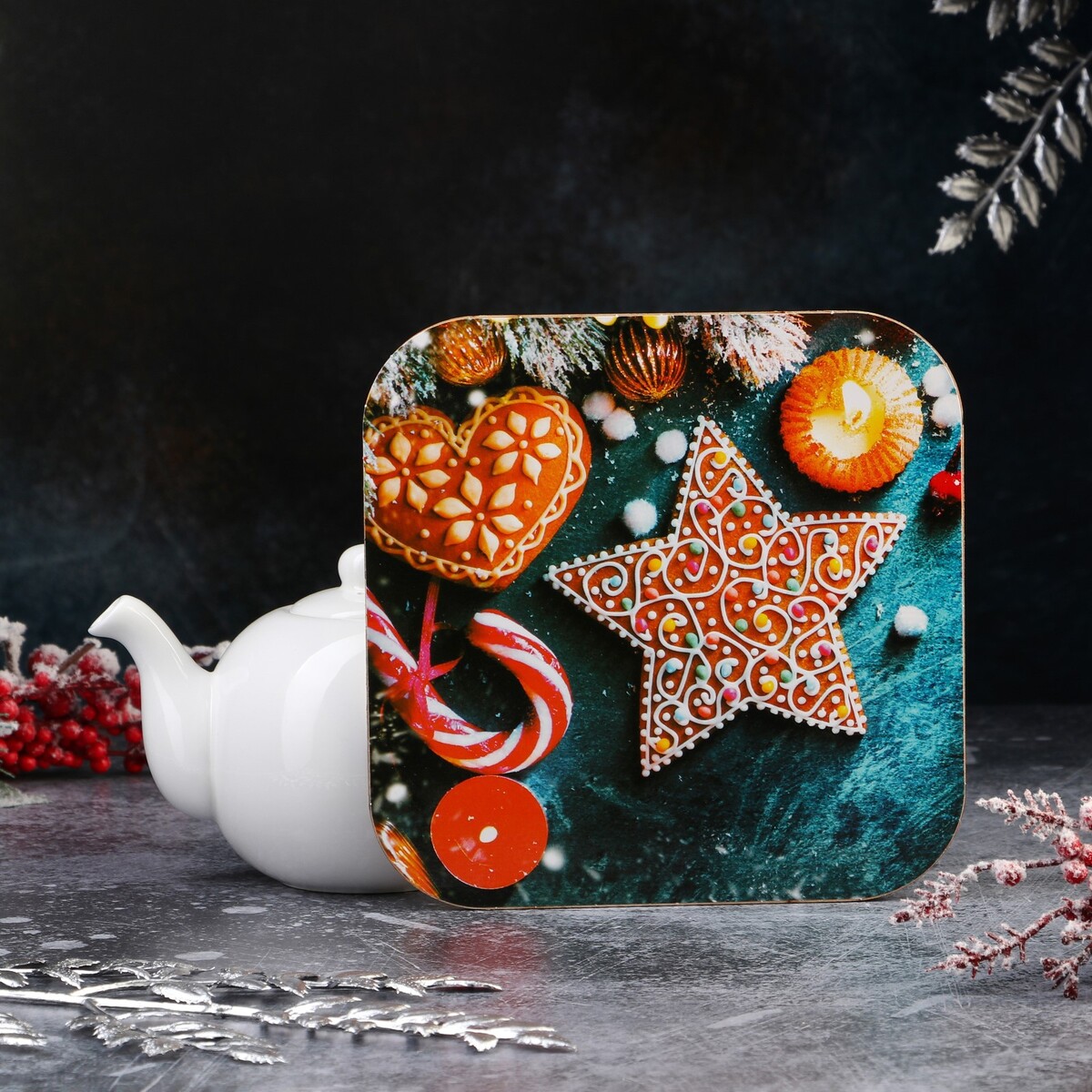 

Подставка под горячее доляна, Разноцветный