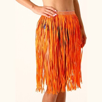 Гавайская юбка, 60 см, цвет оранжевый