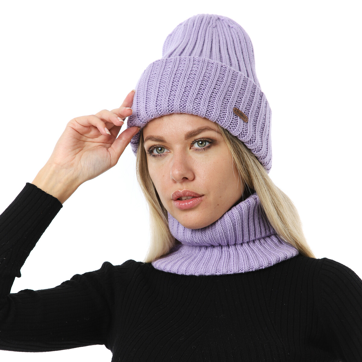 

Шапка комплект, Фиолетовый;сиреневый