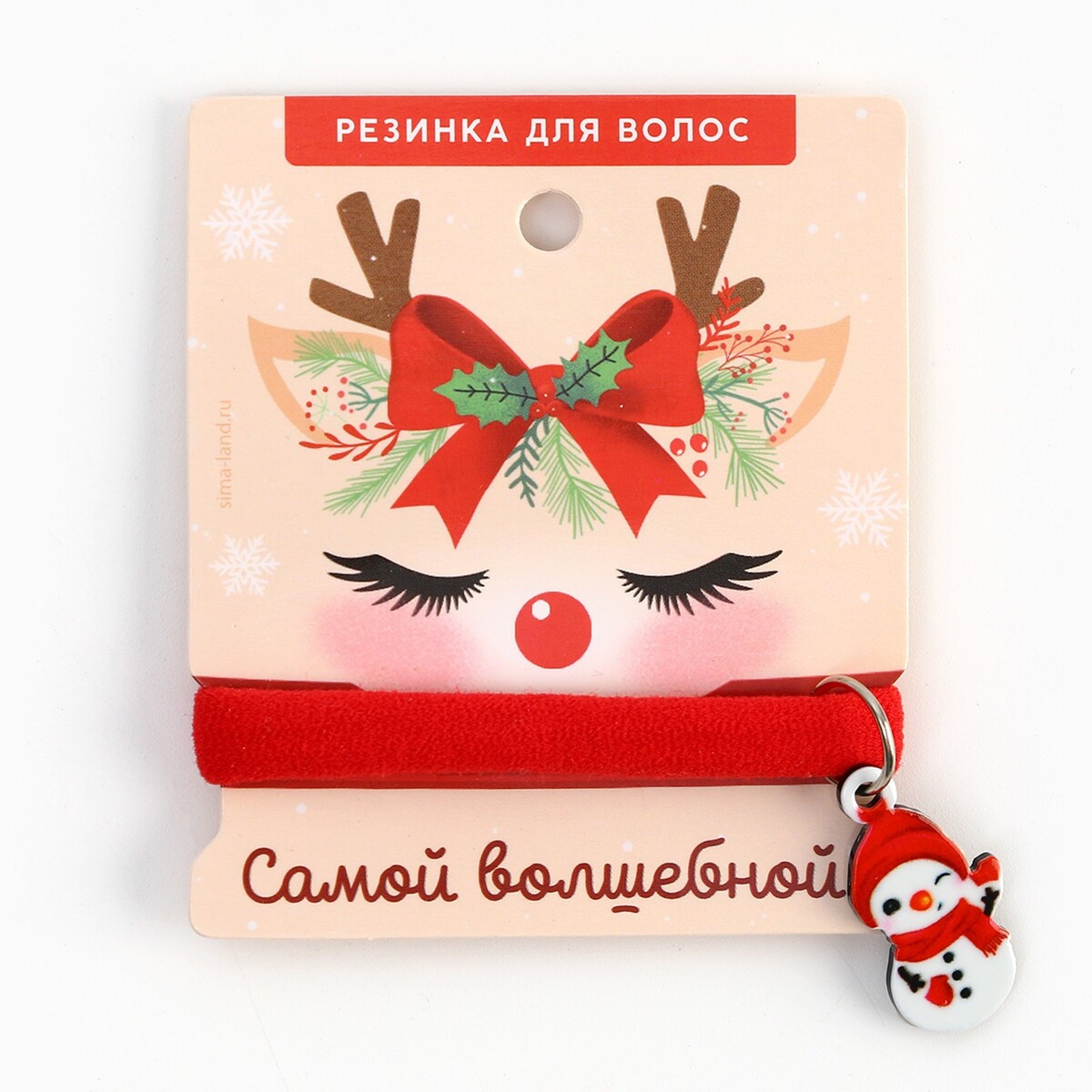 

Резинка для волос, Красный