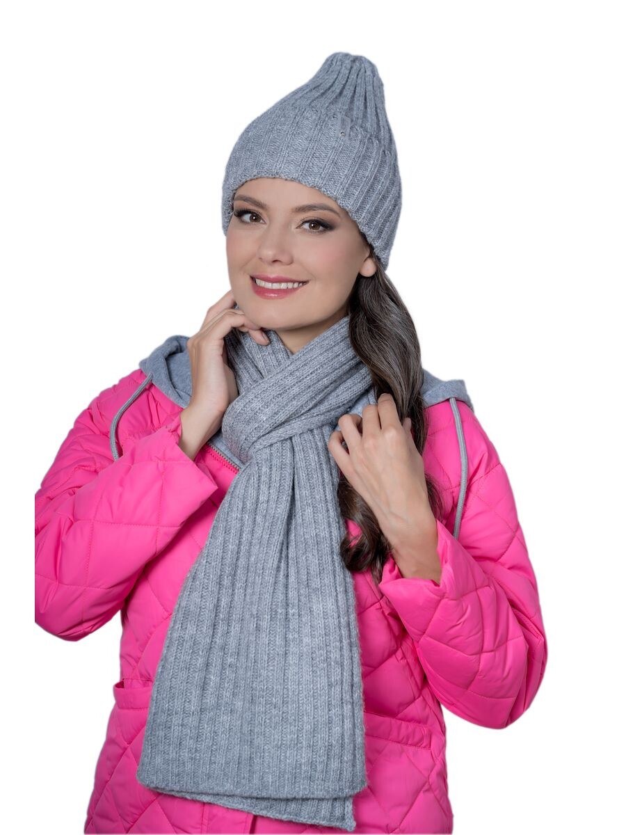 

Шапка, Серый;темно-серый