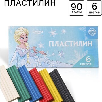 Пластилин 6 цветов 90 г