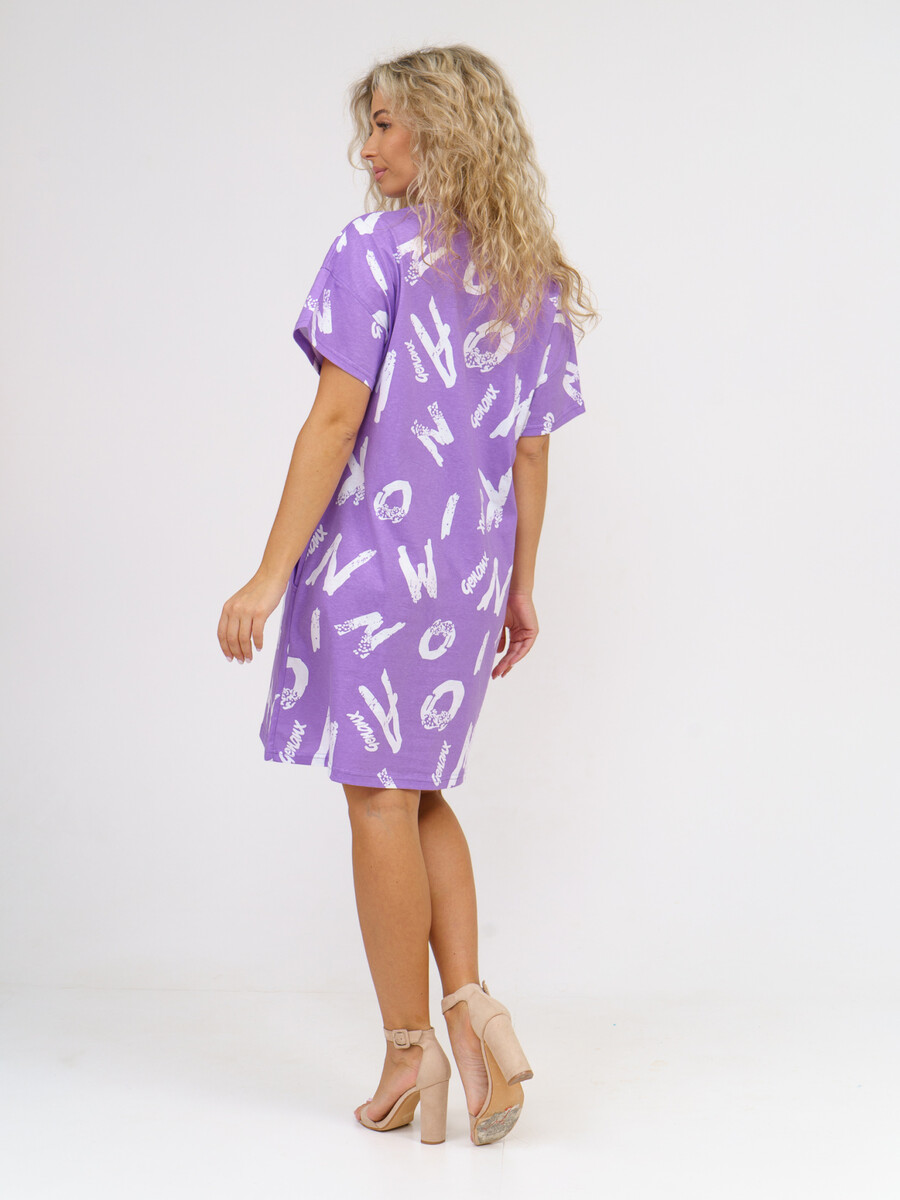 Платье SveTekst, размер 46, цвет фиолетовый 05143896 - фото 4