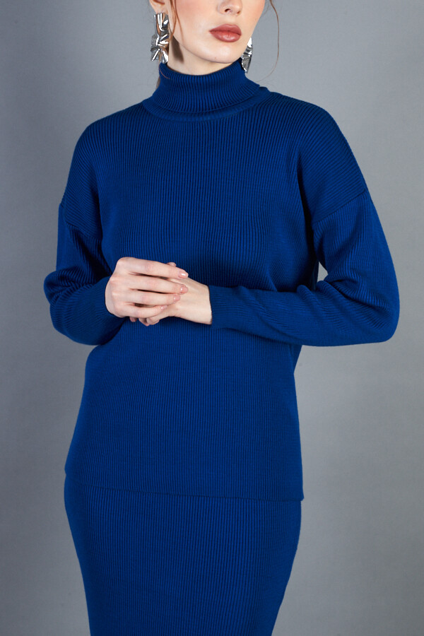Юбка джемпер Eliseeva Olesya, размер 44, цвет синий 05165946 - фото 5