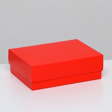 Коробка складная, красная, 16,5 х 12,5 х