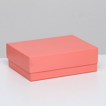 Коробка складная, розовая, 16,5 х 12,5 х
