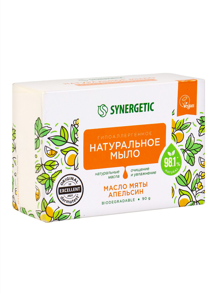 

Натуральное туалетное мыло synergetic