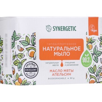 Натуральное туалетное мыло synergetic