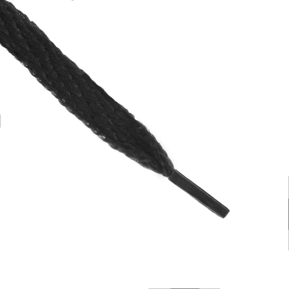 фото Шнурки для обуви, пара, плоские, 7 мм, 160 см, цвет черный onlitop
