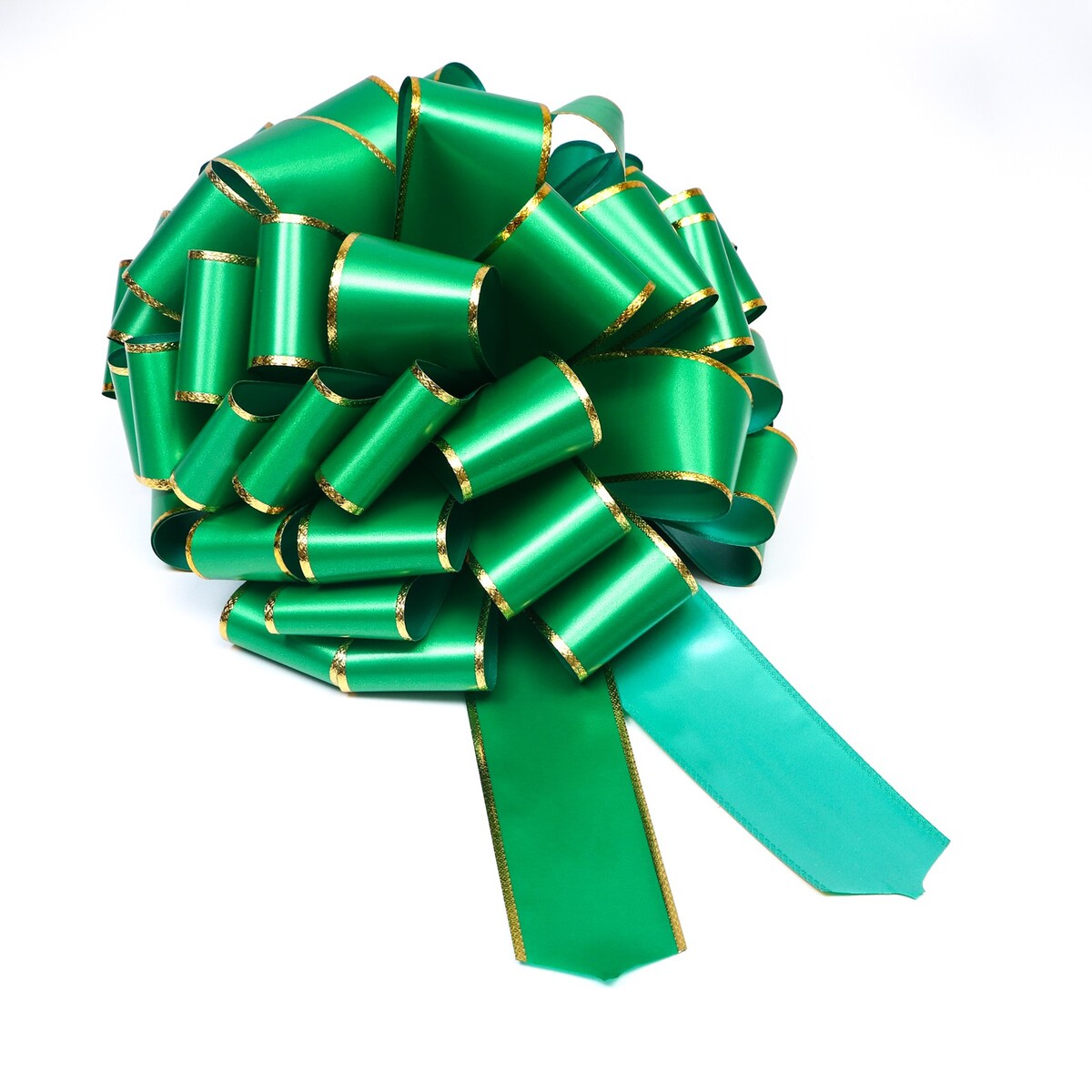 Бант-шар подарочный №7, зеленый