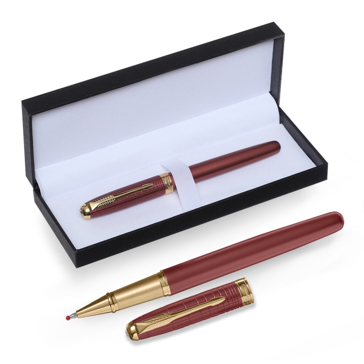 Ручка подарочная роллер, в кожзам футляре, корпус розовый, золото внешний корпус для hdd 2 5 orico 25pw1 c3 розовый