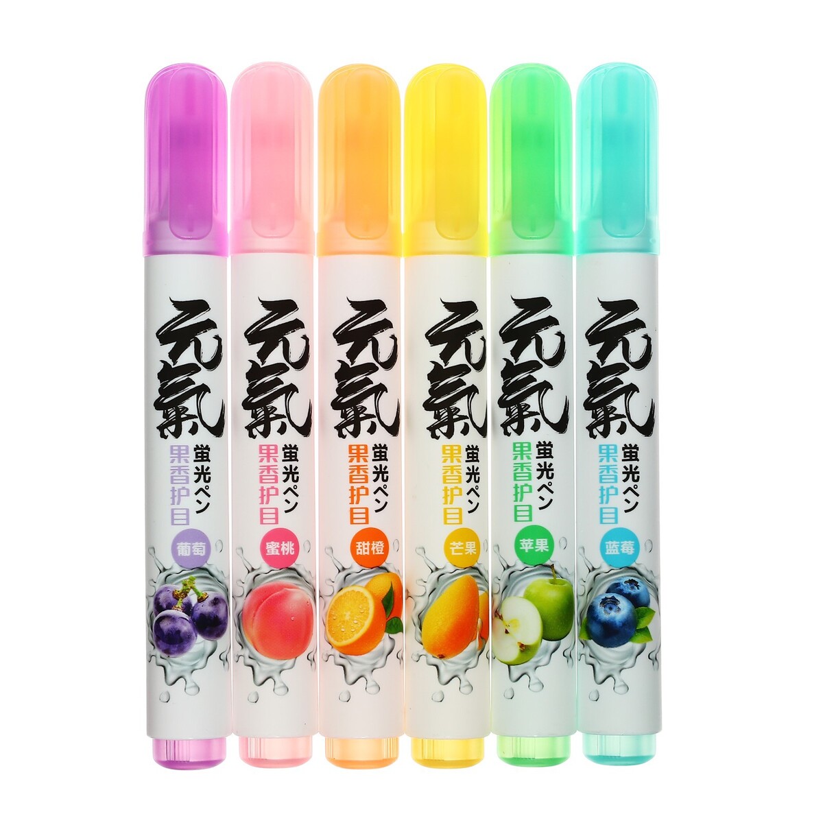 Набор маркеров-текстовыделителей 6 цветов, ароматизированные контекс презервативы романтик ароматизированные 3